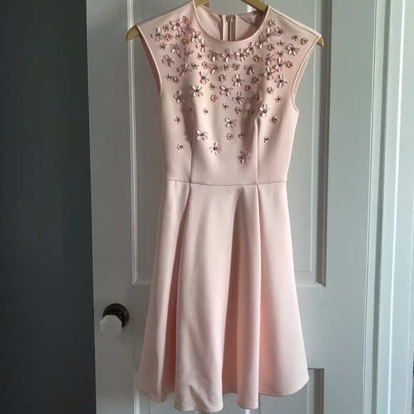 🌹Ted Baker Yadara Embellished Baby Pink Skater - Picture 3 of 9